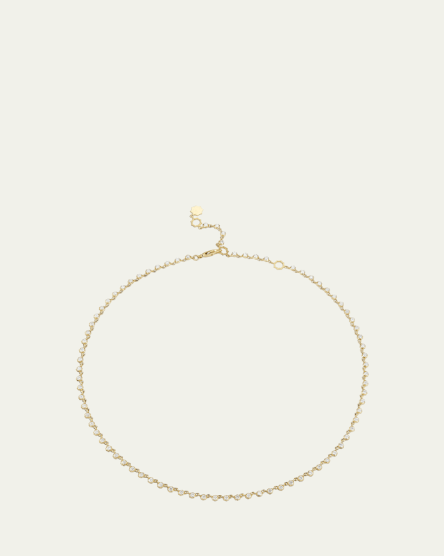Small Sophisticate Riviera Diamond Choker Necklace